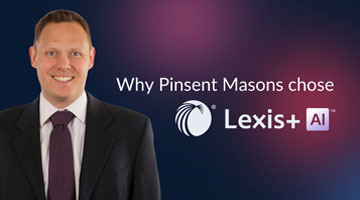 Pinsent Masons and Lexis+ AI