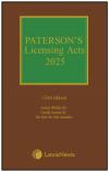 Paterson's Licensing Acts 2025 including CD-ROM cover