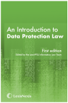 An Introduction to Data Protection Law cover