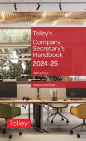 Tolley's Company Secretary's Handbook 34th edition cover