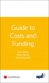 APIL Guide to Costs and Funding cover