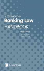 Butterworths Banking Law Handbook Ninth edition cover