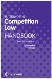 Butterworths Competition Law Handbook 25th edition cover