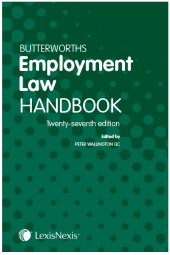 Butterworths Employment Law Handbook 27th edition cover