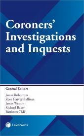 Coroners' Investigations and Inquests cover