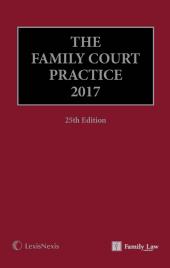 The Family Court Practice 2017 (Red Book) cover