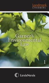 Garner's Environmental Law cover