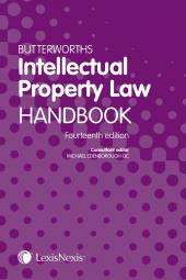 Butterworths Intellectual Property Law Handbook 14th edition cover