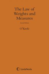 O'Keefe: The Law of Weights and Measures cover