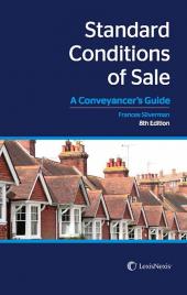 Standard Conditions of Sale: A Conveyancer's Guide Eighth edition cover