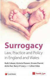 Surrogacy: Law, Practice and Policy in England and Wales cover