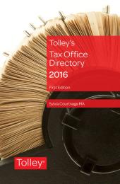 Tax Office Directory 2016 First edition cover