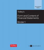 Tolley's Form and Content of Financial Statements cover