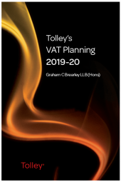 Tolley's VAT Planning 2019-20 (Part of the Tolley's Tax Planning Series) cover