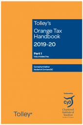 Tolley's Orange Tax Handbook 2019-20 cover