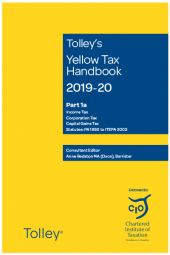 Tolley's Yellow Tax Handbook 2019-20 cover