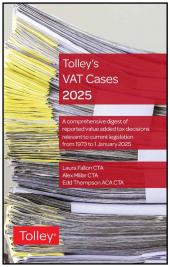 Tolley's VAT Cases 2025 cover