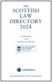 The Scottish Law Directory: The White Book 2024 133rd edition cover