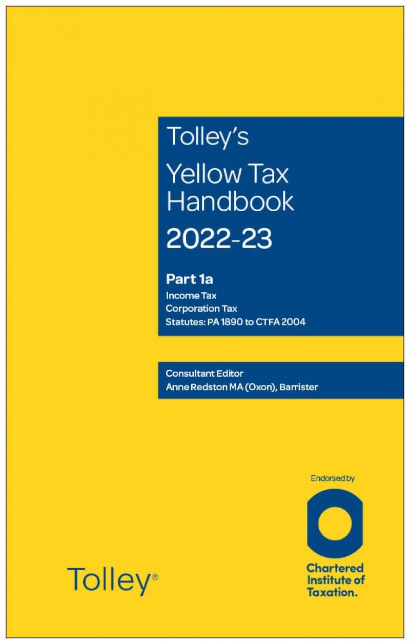 Tolley's Yellow Tax Handbook 2022-23 | LexisNexis UK