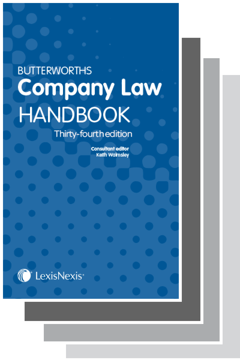 Butterworths Company Law Handbook 34th Edition & Tolley's Company Law ...